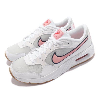 Nike 休閒鞋 Air Max SC SE GS 運動 女鞋 氣墊 舒適 避震 透氣網布 球鞋穿搭 白 粉 DB3087-001