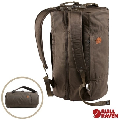 【Fjallraven 北極狐】Splitpack 35L 多功能可背可提旅行背包.圓筒旅行袋.行李袋_24244-633 深橄欖