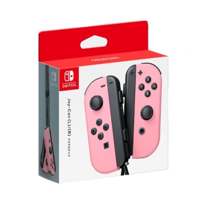 任天堂 Switch Joycon 原廠手把 淡雅粉紅