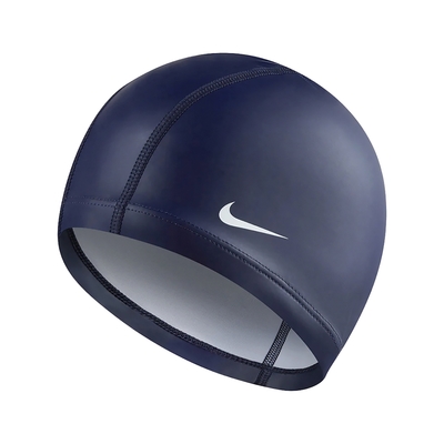 Nike 泳帽 Synthetic Coated 藍 白 抗氯塗層 耐用 游泳 NESS4600-440