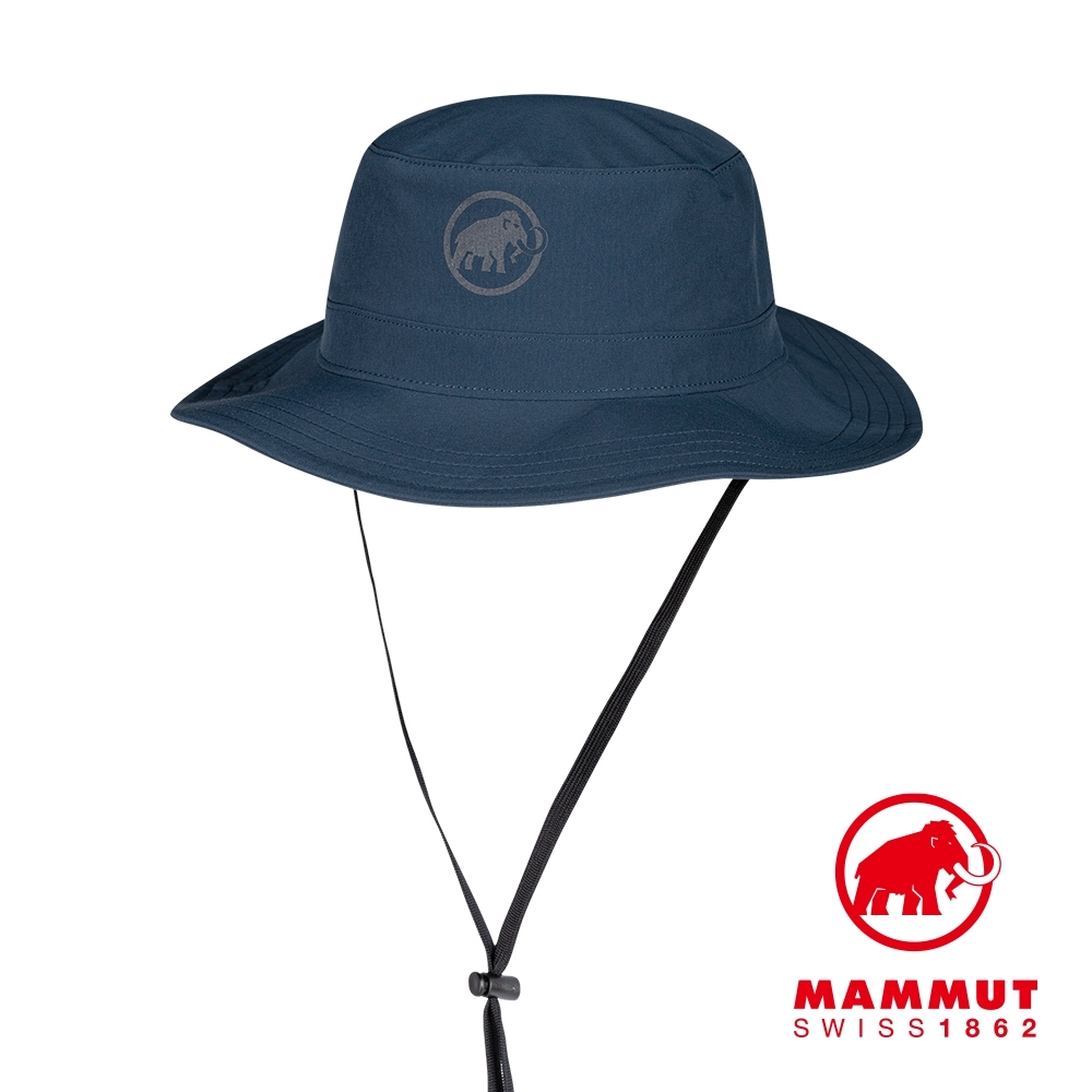 【Mammut 長毛象】Runbold Hat 休閒輕量透氣漁夫帽 海洋藍 #1191-04612