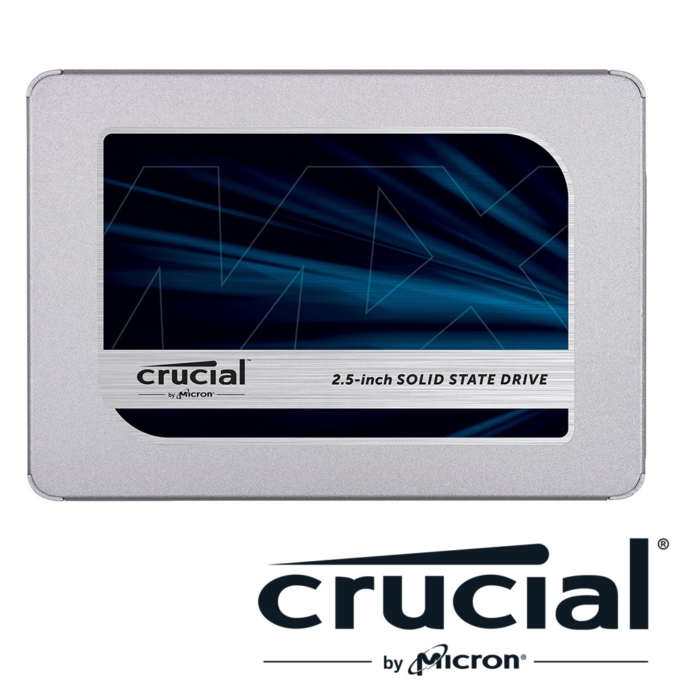 美光 Micron Crucial MX500 500G SATA TLC 2.5吋固態硬碟(讀:560M/寫:510M)