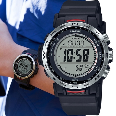 casio 卡西歐 protrek 多功能太陽能登山錶-prw-35-1a