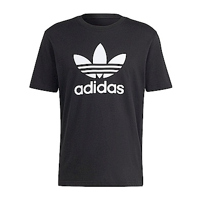 Adidas Trefoil T-Shirt [IU2364] 男 短袖 上衣 T恤 運動 經典 三葉草 基本款 黑