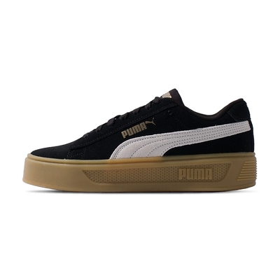 Puma Smash Platform V3 SD 女鞋 黑 白 麂皮 膠底 復古 板鞋 休閒鞋 39194202