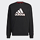 adidas 愛迪達 上衣 長袖上衣 大學T 運動 亞洲 男款 黑 HZ3023 CM GFX CREW (S1627) product thumbnail 1