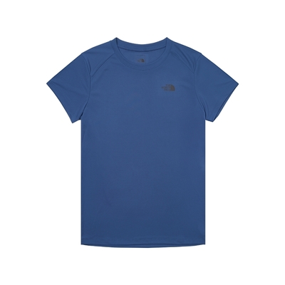 The North Face U MFO S/S POLY TEE 男女短袖上衣-藍-NF0A8AUTHDC