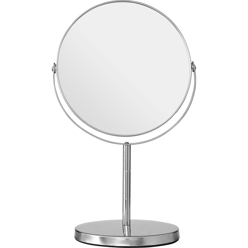 《Premier》雙面高腳桌鏡(銀29cm)