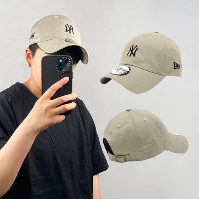 New Era 棒球帽 Casual Classic MLB 紐約 洋基 老帽 卡其 黑 NY 男女款 帽子 經典款 NE12712406