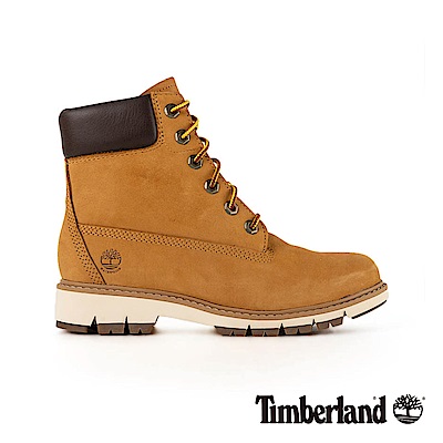 Timberland 女款小麥黃正絨面皮革LuciaWay靴|A1T6U