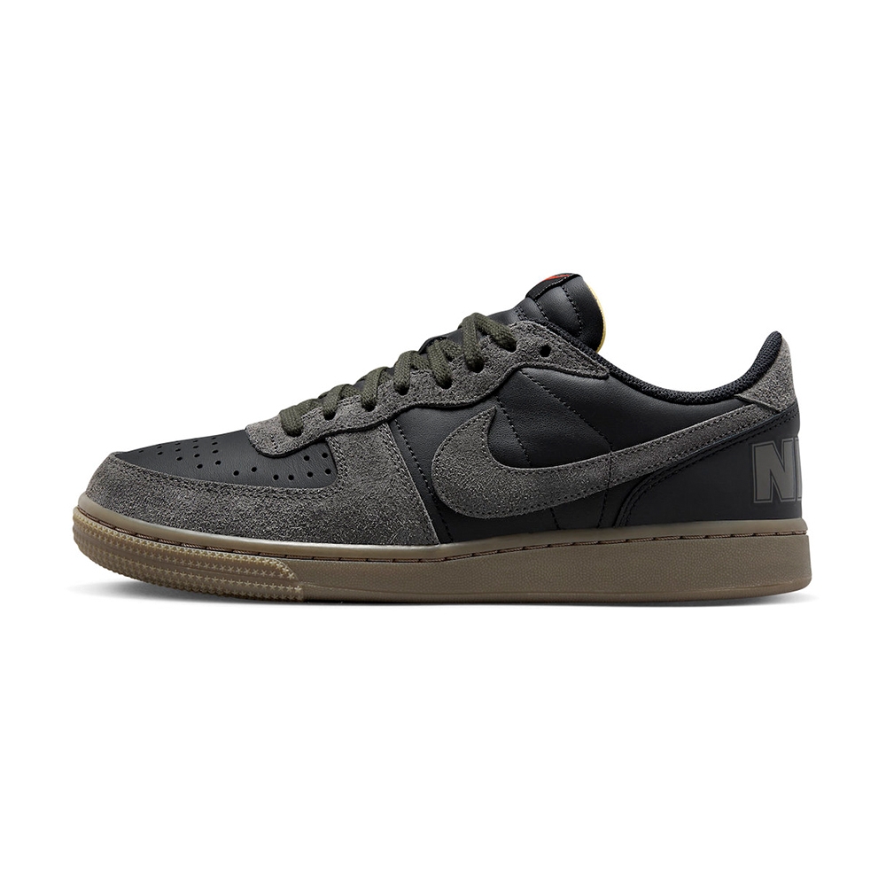 Nike Terminator Low 男黑灰麂皮穿搭運動休閒低筒休閒鞋FV0396-001