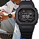 CASIO 卡西歐 G-SHOCK G-SQUAD 太陽能智慧藍芽 心率監測 多功能方形運動錶-黑色(DW-H5600-1) product thumbnail 1