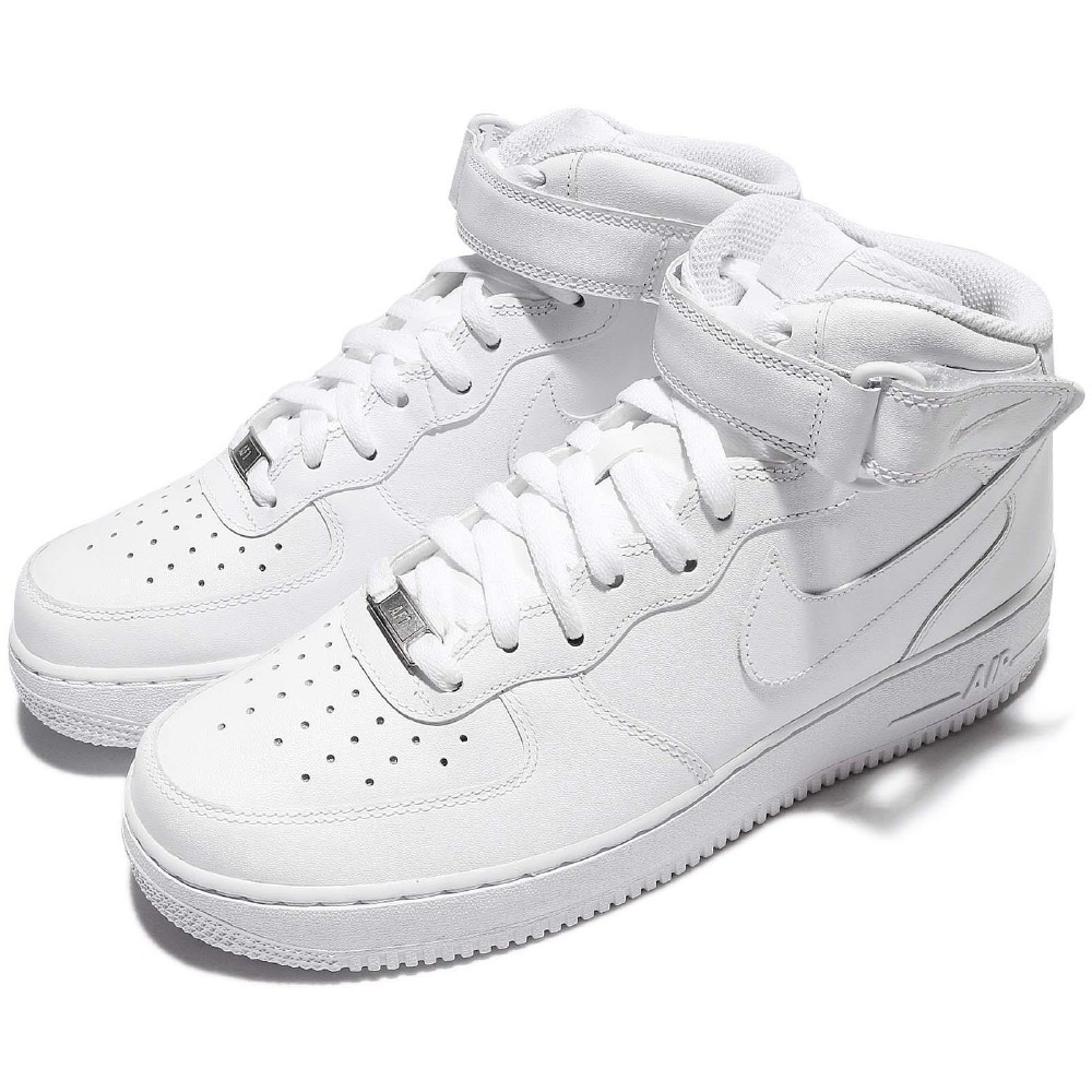 white nike air force 1 mid