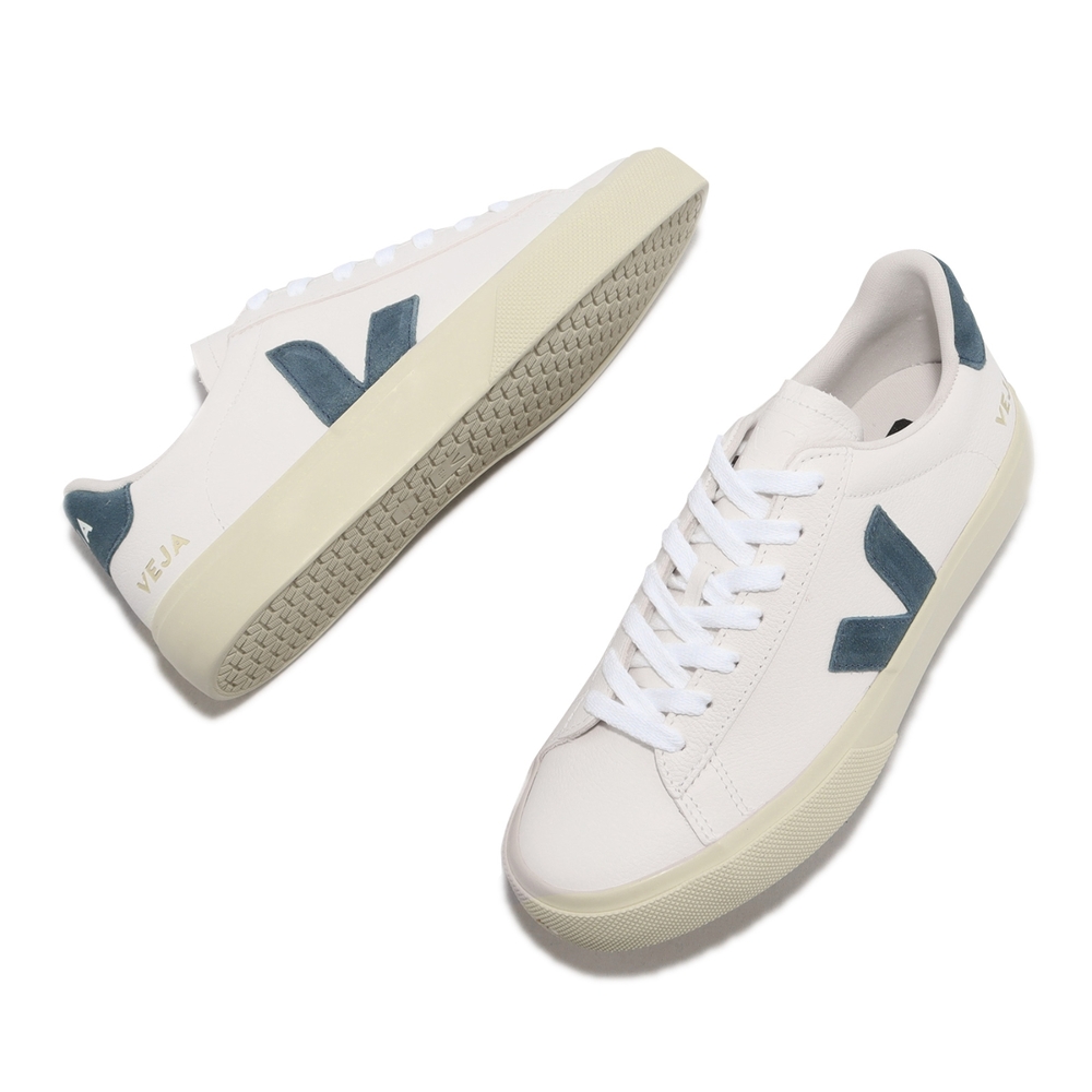 Veja 休閒鞋Campo Chromefree Leather 女鞋白藍皮革小白鞋百搭經典款