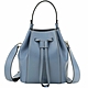 FURLA Miastella 明線牛皮手提/斜背水桶包(牛仔藍) product thumbnail 1