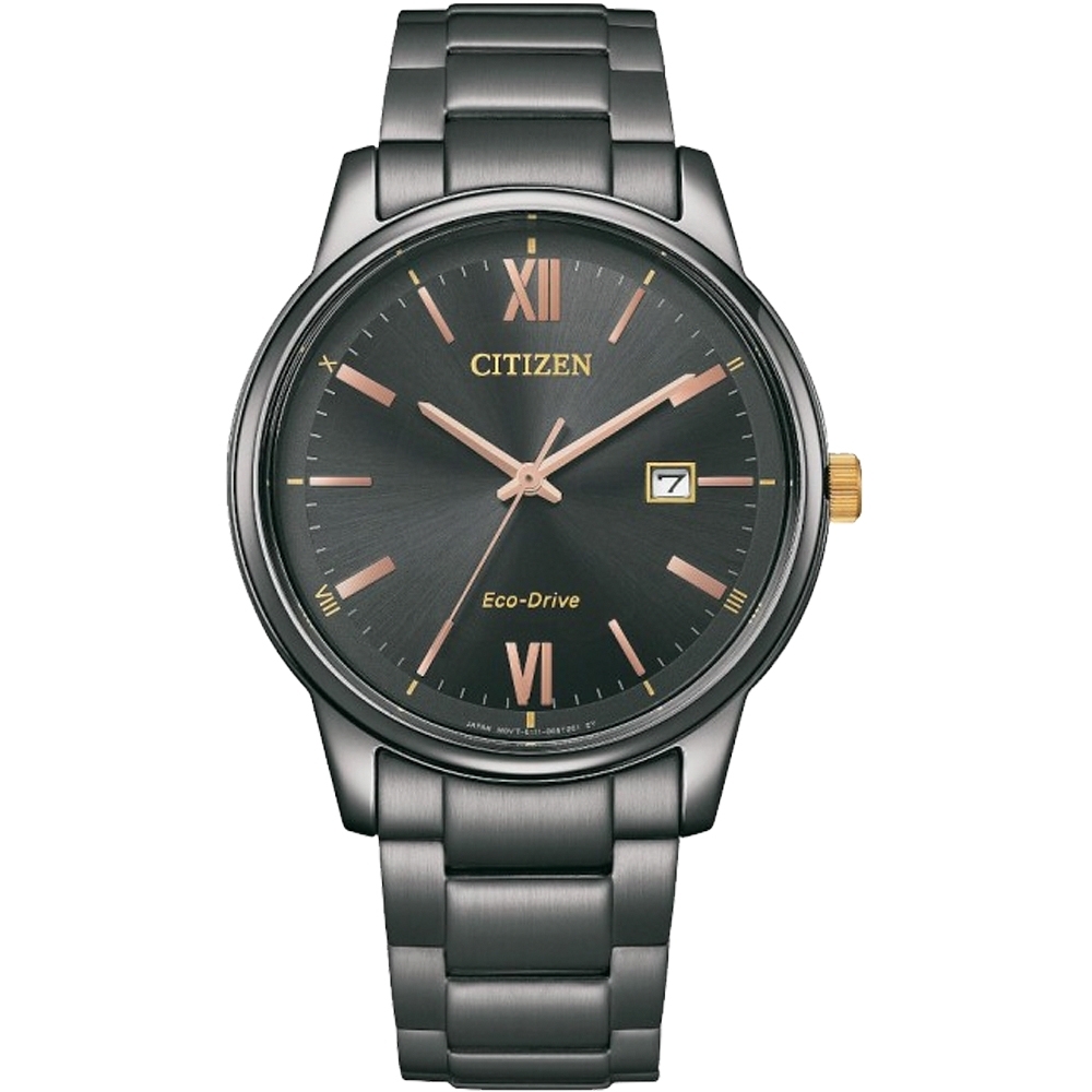 CITIZEN 星辰錶 藍寶石水晶鏡面 簡約時尚 光動能(BM6976-72E)40mm