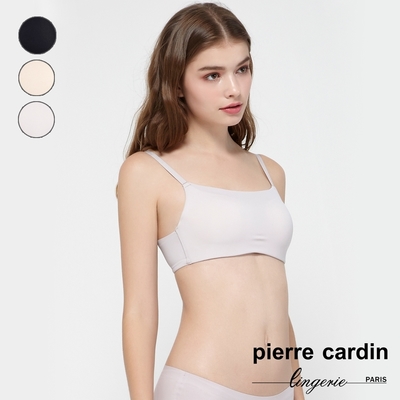 【pierre cardin 皮爾卡登女性內衣】一體成型罩杯柔膚平口內衣-C罩杯