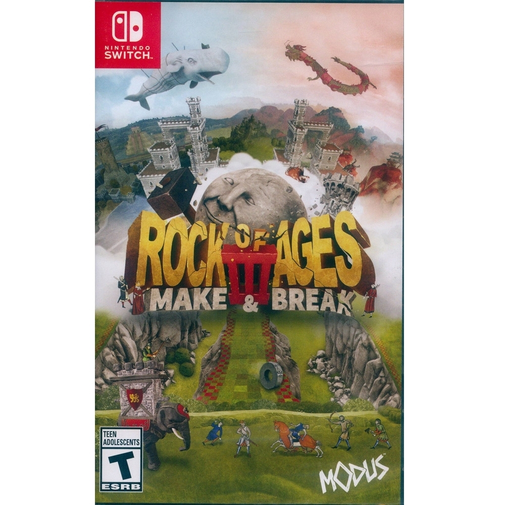 世紀之石 3：創造與破壞 Rock of Ages III: Make & Break - NS Switch 中英日文美版