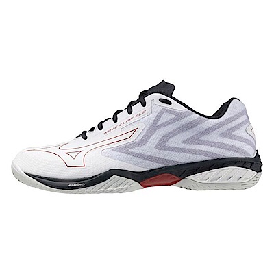 Mizuno Wave Claw El 2 [71GA228051] 男女 羽球鞋 3E寬楦 止滑 避震 美津濃 白黑紅