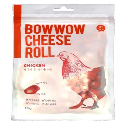 【2入組】BOWWOW 高鈣雞肉起司捲/高鈣鮭魚起司捲/高鈣海陸鮮蔬條/高鈣海陸起司粒 120g-150g(購買第二件都贈送寵鮮食零食*1包)
