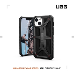 UAG iPhone 13 頂級特仕版耐衝擊保護殼-軍用黑