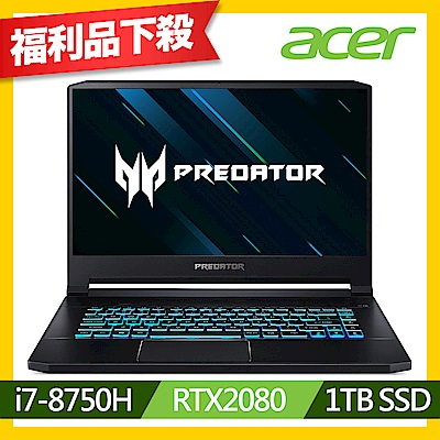 Acer PT515-51-74V7 15吋電競筆電(i7-8750H/RTX 2080/32