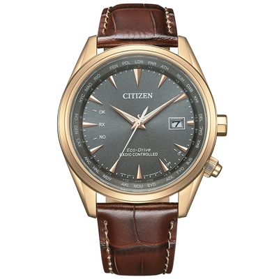 CITIZEN星辰 GENT S系列 光動能 經典時尚電波腕錶 母親節 禮物 42mm/CB0273-11H