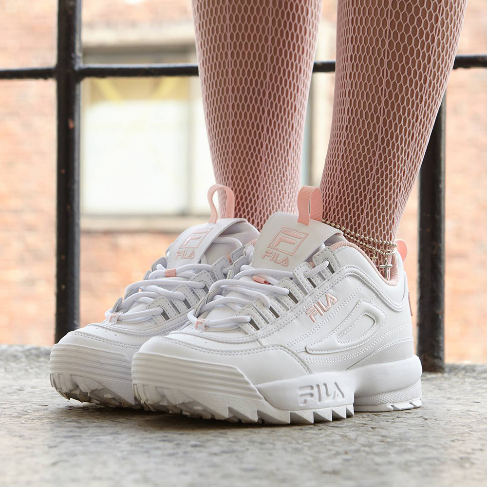 値下げ交渉アリ✨FILA DISRUPTOR2 PALE PINK 25.0cmピンクサイズ ...