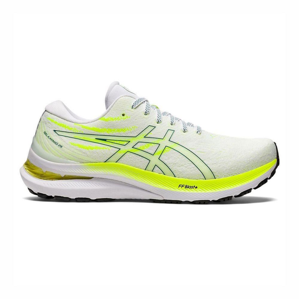 Asics GEL-Kayano 29 [1012B272-100] 女 慢跑鞋 運動 路跑 支撐 緩震 亞瑟士 白螢黃