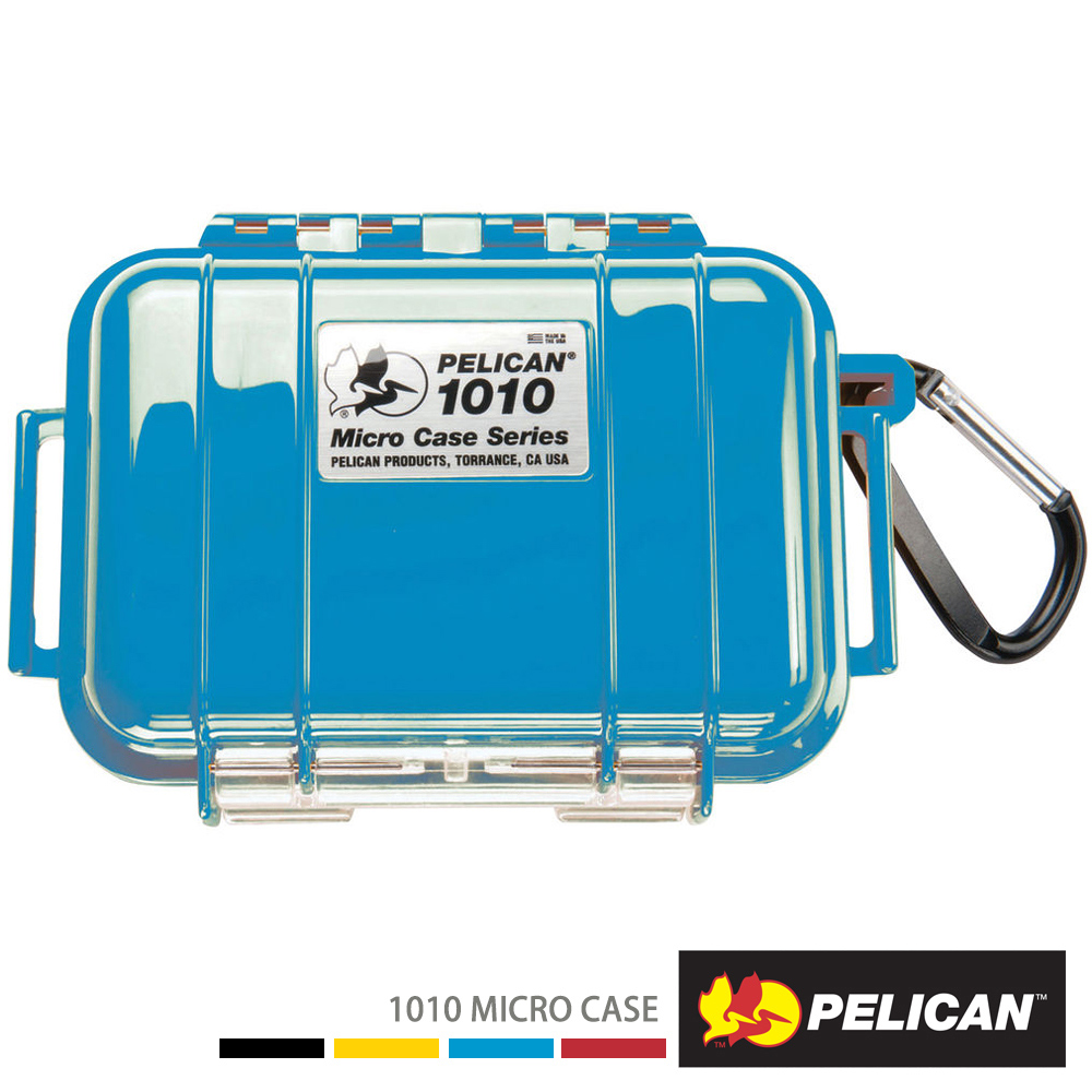 美國 PELICAN 1010 Micro Case 微型防水氣密箱-(藍)