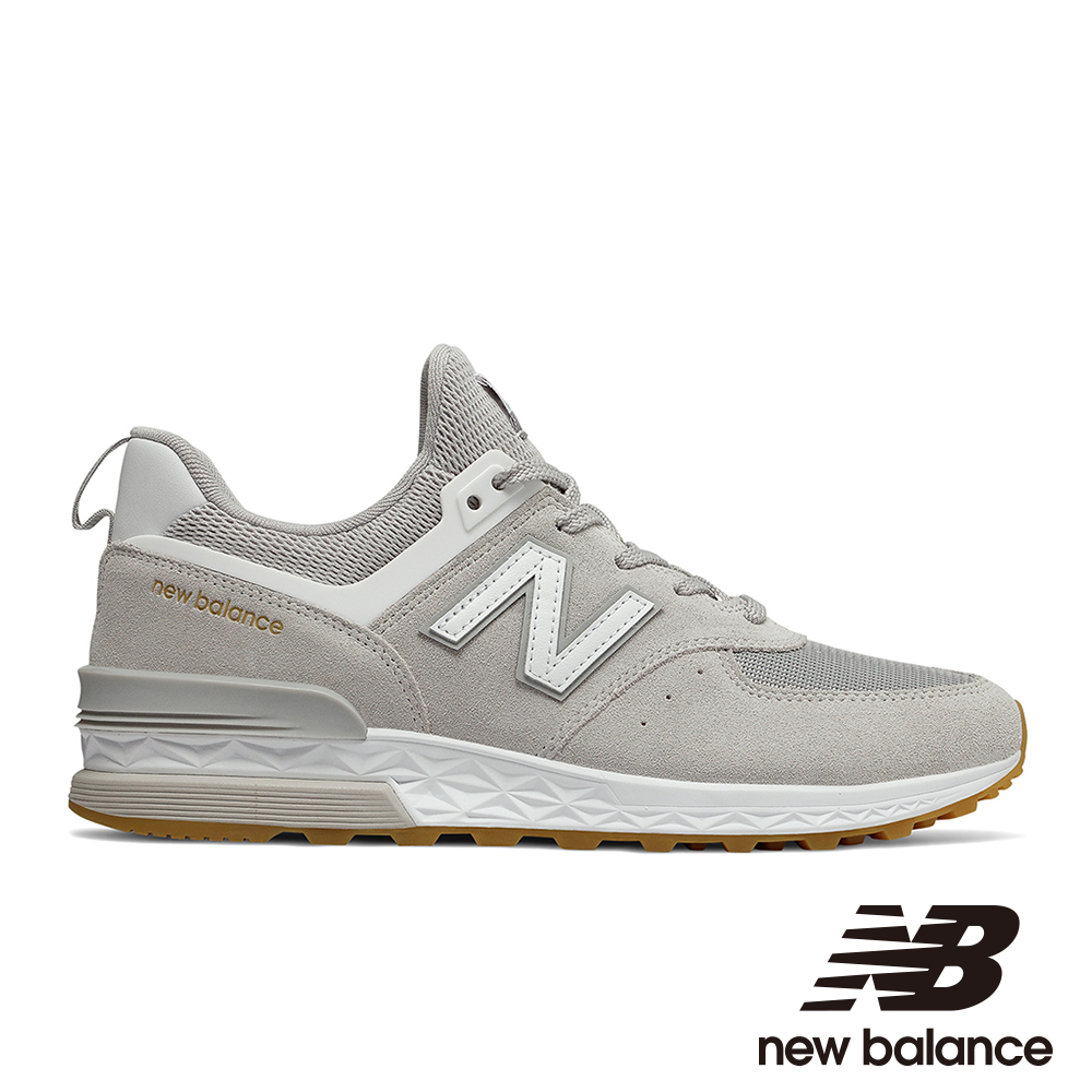 New Balance 復古鞋MS574FCG-D 男性淺灰 