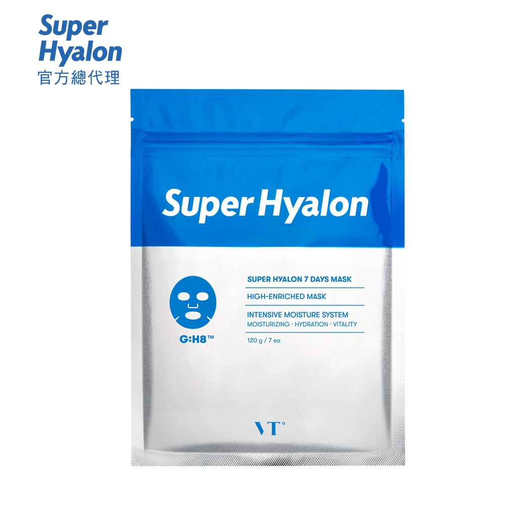 韓國 VT Super Hyalon 超級玻尿酸 7日面膜