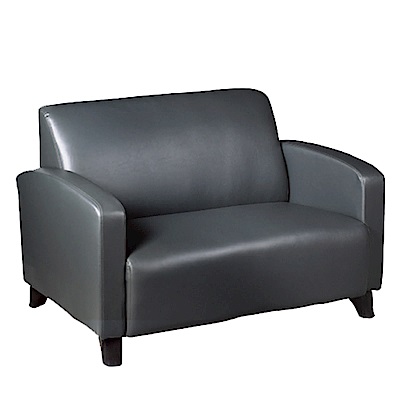綠活居 納莎時尚皮革二人座沙發椅(二色可選)-131x76x96免組