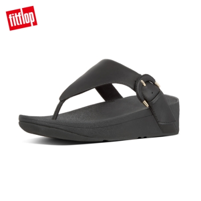 FitFlop LOTTIE BUCKLE TOE THONGS 黑色