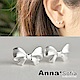 AnnaSofia 美結拉絲感 925純銀耳針耳環 product thumbnail 1