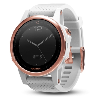 GARMIN fenix 5S 進階複合式戶外GPS腕錶 藍寶石版玫瑰金