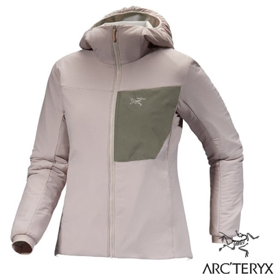 【ARCTERYX 始祖鳥】女 Proton LT 超輕保暖透氣抗水耐磨連帽外套.夾克_X000006560-30105 暖石灰