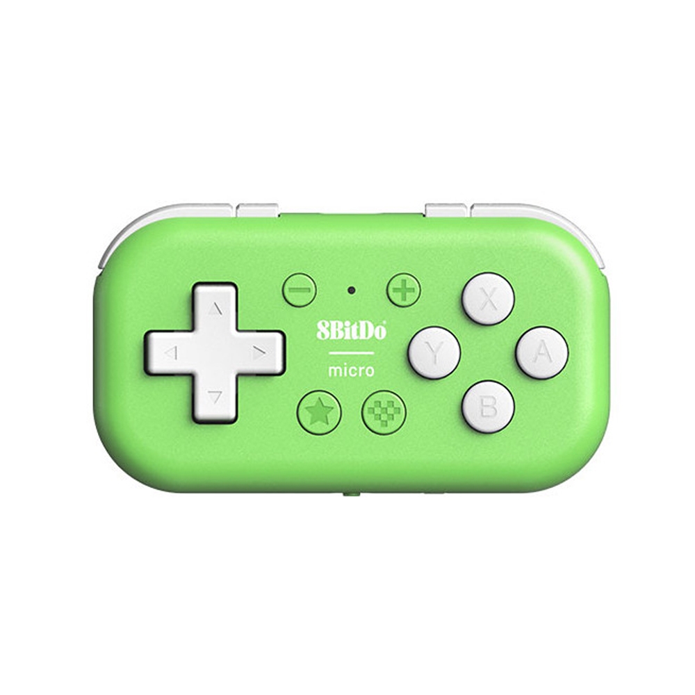 八位堂8BitDO Nintendo Switch Micro 便攜式多功能藍芽手把檸檬綠手機