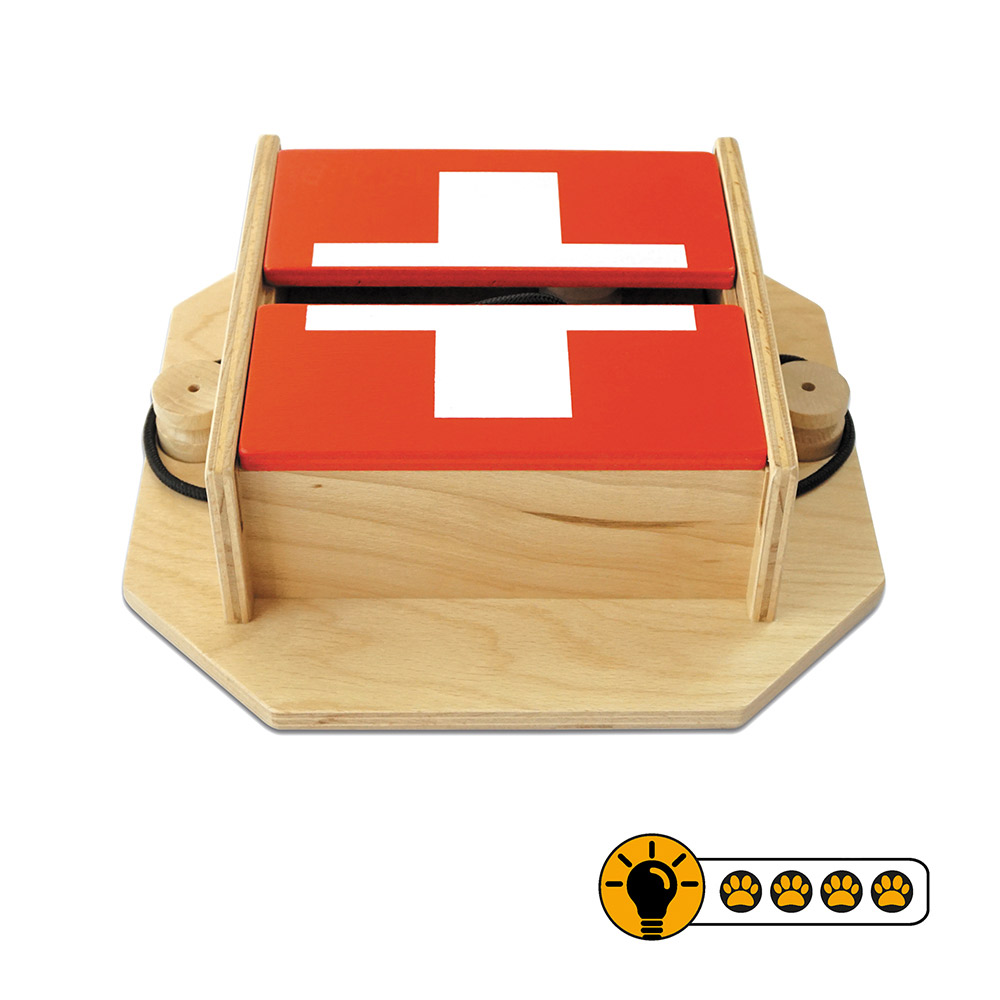 【靈靈狗】瑞士藏寶箱 - 寵物桌遊/益智玩具/互動遊戲