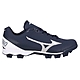 MIZUNO WAVE LIGHTREVO男棒壘球鞋-3E-寬楦 美津濃 11GP222141 丈青白黑 product thumbnail 1