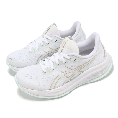 Asics 慢跑鞋 GEL-Cumulus 26 女鞋 白 紫 緩衝 厚底 運動鞋 亞瑟士 1012B599100