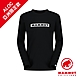 【Mammut 長毛象】QD Logo Print Longsleeve T-Shirt AF Men 快乾LOGO長袖T恤 黑色PRT2 男款 #1016-01030 product thumbnail 1