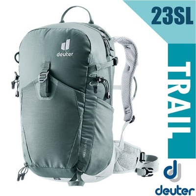 【Deuter】TRAIL 輕量拔熱透氣背包23SL/日用休閒運動背包.旅遊背包_3440424 灰