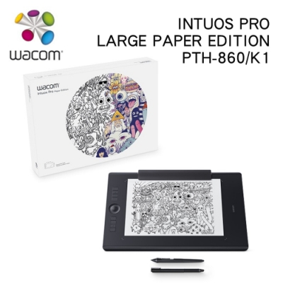 【Wacom】Intuos Pro Large 雙功能創意觸控繪圖板 PTH-860/K1