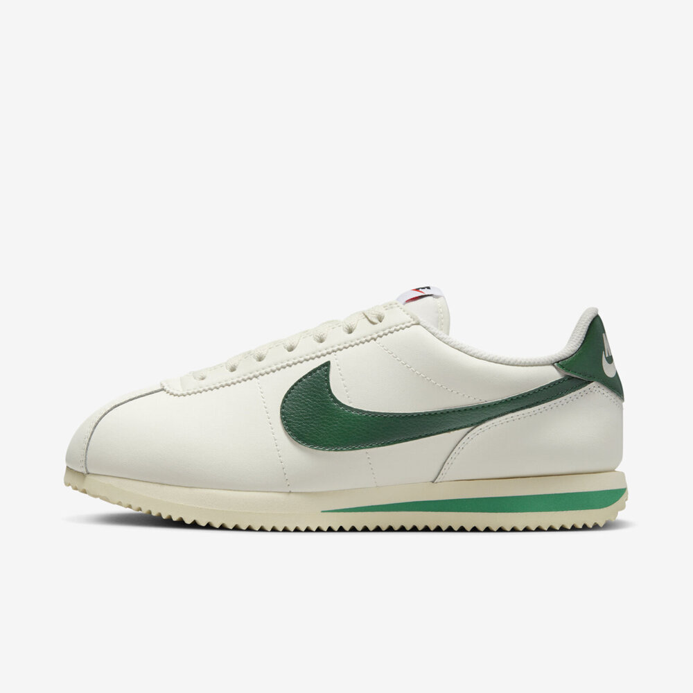 Nike W Cortez [DN1791-101] 女 休閒鞋 運動 經典 復古 阿甘鞋 皮革 穿搭 米 復古綠