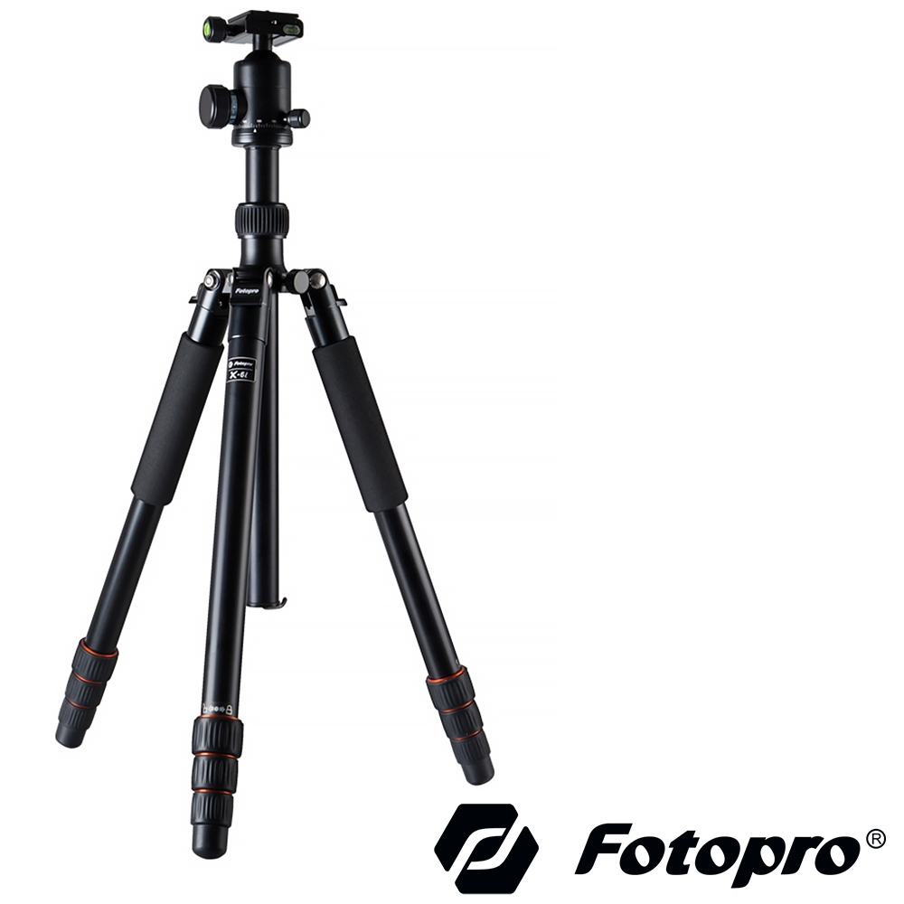 FOTOPRO 富圖寶 X-6i 鋁鎂合金三腳架套組 (公司貨) 載重12公斤 可反折