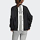 Adidas Adibreak Crew [IC8132] 女 長袖上衣 運動 休閒 排扣 垂肩 潮流 國際版 黑 product thumbnail 1