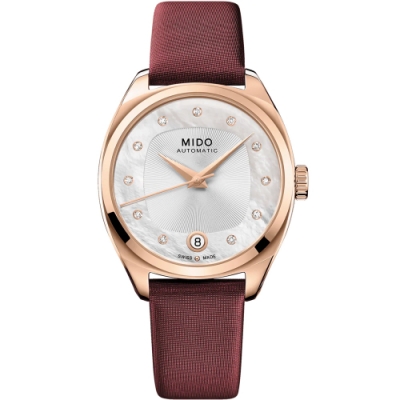 MIDO 美度 官方授權 Belluna Royal優雅雋永真鑽特別版套錶組M0243073711600-33mm