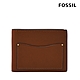 FOSSIL Anderson 真皮短夾-咖啡色 ML4577210  (禮盒組附鐵盒) product thumbnail 1