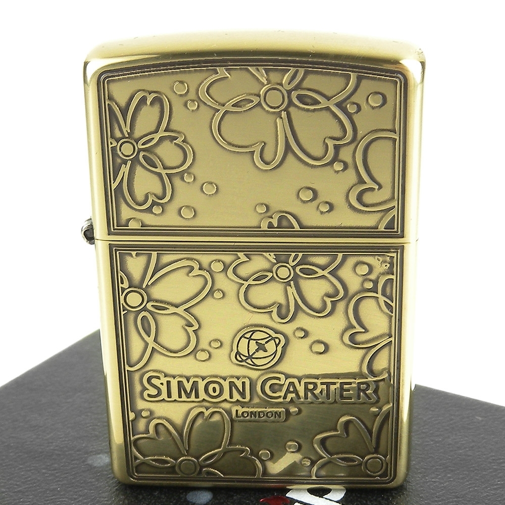 ZIPPO 日系~ZIPPO x SIMON CARTER-英國袖扣品牌打火機(銅燻黑款)